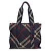 Burberry Small Check Knit Tote Bag 139307150 [P]