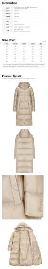 HERNO Ultra leichte Nylon-Langpufferjacke Beige 12017Z 1985 159308565 [P]
