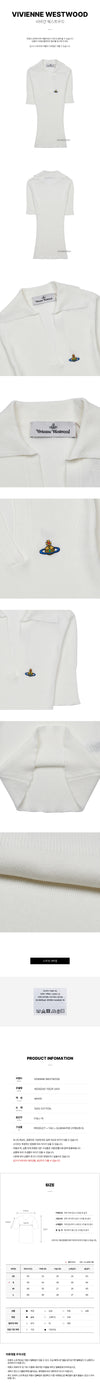 Vivienne Westwood Short Sleeve Knit with ORB Logo 136610076 [P]