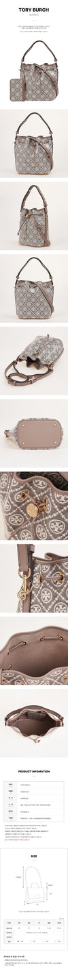 TORY BURCH 200 FW26 Bucket Bag mit Monogramm 162370738 [P]
