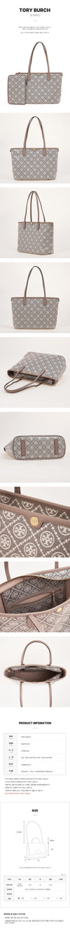 TORY BURCH 200 FW26 Damen T Monogram Kleine Tote Tasche 162370734 [P]