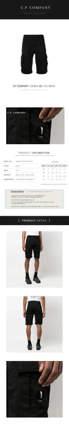 CP COMPANY CPカンパニー ストレッチサテンカCargoショーツ 18CMBE116A 005694G 999 135649513 [P]