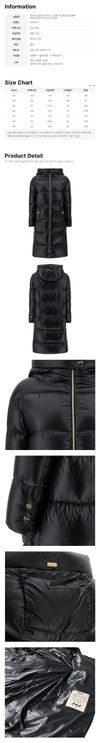 Herno Ultra Light Nylon Long Down Jacket Black 159308566 [P]