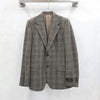 GUCCI Braun kariertes Logo-Patch Jacket 46 4154 163158673 [P]