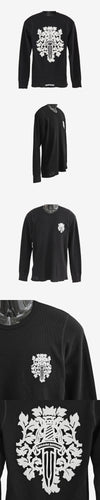 Chrome Hearts Waffle Long Sleeve Black [L] OL8EHTTZ 162850186 [P]