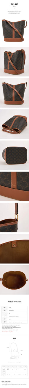 CELINE Frauen Trionf Canvas Bucket Bag 151515769 [P]