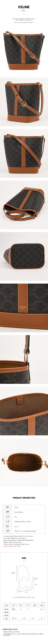 Celine Triomphe Small Bucket Bag 158527869 [P]
