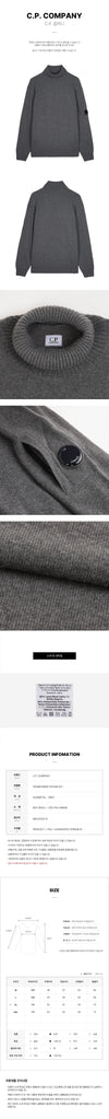 CP COMPANY Turtleneck-Pullover aus Ramswolle GRS 19CMKN166A 110149A 921 FW25 148679931 [P]
