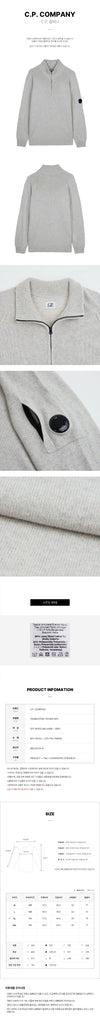 CP COMPANY ラムズウール 半ジップ ニット 149387273 [P]