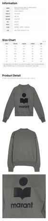 ISABEL MARANT ベロアロゴスウェットシャツ 159428009 [P]