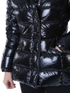 MONCLER ロゴパッチ付きグロス女性パディングジャケット/1A00017 597EU 999 112401960 [P]
