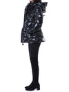 MONCLER ロゴパッチ付きグロス女性パディングジャケット/1A00017 597EU 999 112401960 [P]