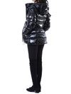 MONCLER ロゴパッチ付きグロス女性パディングジャケット/1A00017 597EU 999 112401960 [P]