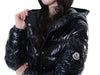 MONCLER ロゴパッチ付きグロス女性パディングジャケット/1A00017 597EU 999 112401960 [P]