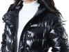 MONCLER ロゴパッチ付きグロス女性パディングジャケット/1A00017 597EU 999 112401960 [P]