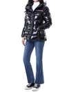 MONCLER ロゴパッチ付きグロス女性パディングジャケット/1A00017 597EU 999 112401960 [P]