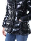 MONCLER ロゴパッチ付きグロス女性パディングジャケット/1A00017 597EU 999 112401960 [P]