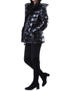 MONCLER ロゴパッチ付きグロス女性パディングジャケット/1A00017 597EU 999 112401960 [P]