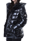 MONCLER ロゴパッチ付きグロス女性パディングジャケット/1A00017 597EU 999 112401960 [P]