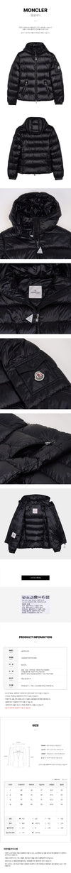 MONCLER 女性用グラスフードダウンジャケット 1A00097 597YG 999 SS26 152314808 [P]