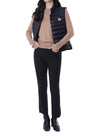 MONCLER LIANE ロゴパッチ ボタン レディース パディングベスト 112402188 [P]