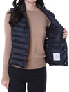 MONCLER LIANE ロゴパッチ ボタン レディース パディングベスト 112402188 [P]