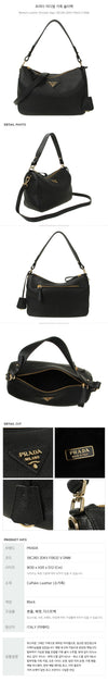 PRADA Medium Leder Schultertasche 160221177 [P]