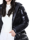 MONCLER ロゴパッチ付きダウンハイブリッドロングコート/1C00038 5963V 999 116906076 [P]