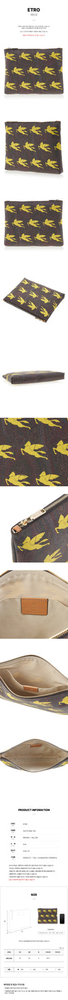 ETRO Pegasus Paisley Clutch 1E579 2846 700 76551762 [P]
