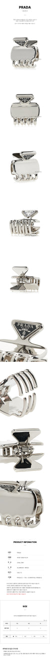 Prada Triangle Logo Hairpin 129861909 [P]