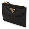 Prada Triangle Logo Zip Card Holder 162108485 [P]