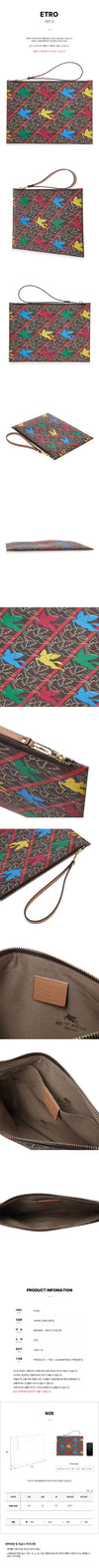 ETRO Paisley Pegasus Clutch für Damen 1N460 2640 8000 76551763 [P]