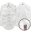 THOM BROWNE Damenhemd mit drei Streifen aus Grogant Popeline 144253592 [P]