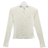 Maison Kitsune Baby Fox Ribbed Cardigan Pure Ecru 154126969 [P]