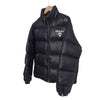 Prada Men's Nylon Logo Shiny Down Jacket Black SGC089 161835407 [P]