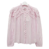 ISABEL MARANT CHRISTA Plisseebluse in Lichtrosa (HT0681FB B3J04E 40LK) 150951086 [P]