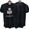 Isabel Marant KOLDI Linen Silver Logo T-Shirt Black 123480947 [P]