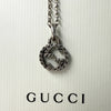 Gucci Men's Necklace Silver Interlocking G Pendant Luxury Certification SH231002-04 145803685 [P]
