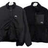 STUSSY SHERPA リバーシブル ジャケット ブラック (118529 0001) 155791582 [P]