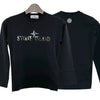 Stone Island Kids Logo Print Long Sleeve T-Shirt 6 8 123766809 [P]
