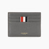 THOM BROWNE Kompakt Kartenetui aus Leder mit Struktur 161064440 [P]