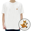 MAISON KITSUNE Speedy Fox Patch Comfort T-Shirt kurzarm Weiß (P100) MM00125KJ0008 123480114 [P]