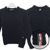 THOM BROWNE クロスケーブル ウール ニット ネイビー (FKA428A Y1024 415) 123476032 [P]