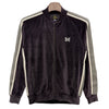 NEEDLES Butterfly Stickerei C PE Velours Rippskragen Track-Jacke Charcoal (QV319 B) 135796823 [P]