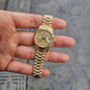 Rolex Datejust Gold 26 Aftersetting Diamond Women's Watch 1994 154616818 [P]