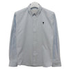 AMI 26SS Heart Logo Button Down Cotton Oxford Shirt Sky Blue (HSH763 CO0031 450) 152876359 [P]