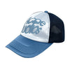ACNE STUDIOS 24FW Logo-Print Baseball Cap Multiblau (C40325 BQC) 123474552 [P]