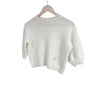 Dior Women's Kids Sequin Logo Alpaca Wool Knit Ivory 10A 158667673 [P]