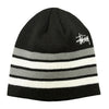 STUSSY ベーシックストライプスカルキャップビーニーハット 153571639 [P]