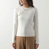 MaxMara Logo Long Sleeve Sweater White 001 162650332 [P]